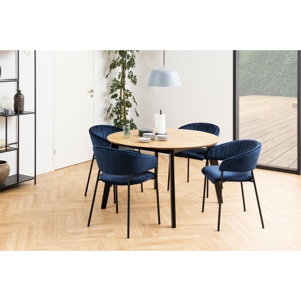 Stół rozkładany Georgetown okrągły dąb - ACTONA